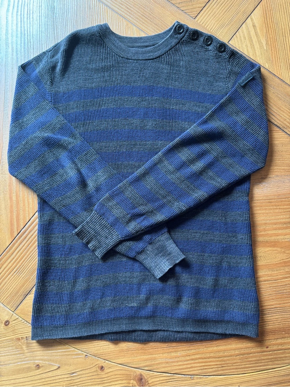G STAR DADIN STRIPE KNIT CREWNECK SWEATER